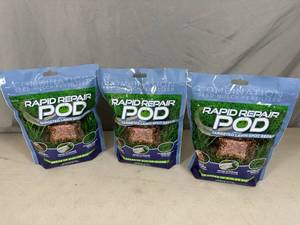 lot 125 image: 45 New Rapid Repair Pods for Lawn Repair