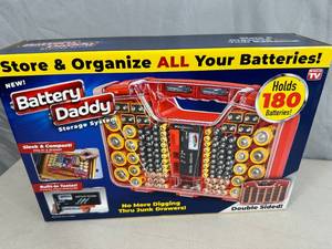 lot 241 image: New Battery Daddy Battery Storage with Tester