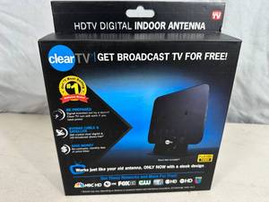 lot 155 image: New ClearTV HDTV Digital Indoor TV Antenna