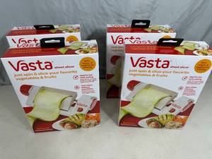lot 186 image: 4 New Vasta Sheet  Fettucine Slicers