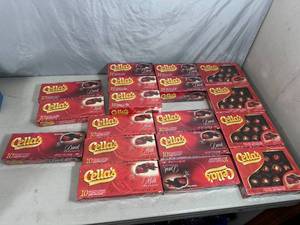 lot 194 image: Cellas Milk and Dark Chocolate Covered Cherries