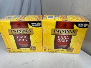 lot 195 image: 100 Bags of Twinings Earl Grey Tea