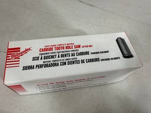 lot 225 image: New Milwaukee Carbide Tooth Hole Saw 34