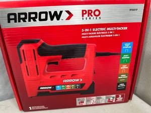 lot 229 image: New Arrow 5-in-1 Electric Stapler  Brad Nailer