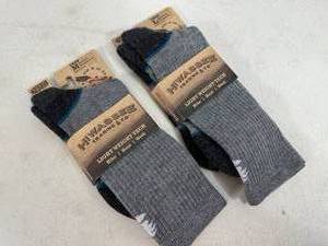 lot 266 image: 2 New Pairs of Hiwassee Lightweight Wool Blend Socks