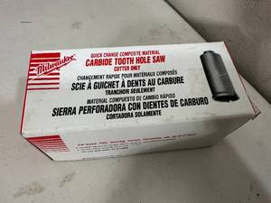 lot 338 image: New Milwaukee Carbide Tooth Hole Saw 2