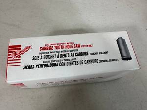 lot 340 image: New Milwaukee Carbide Tooth Hole Saw 1 -18