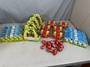 lot 347 image: New Lindt Lindor Chocolate Eggs, Bunnies, and More