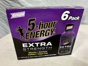 lot 139 image: New 6 Pack of 5 Hour Energy Shots