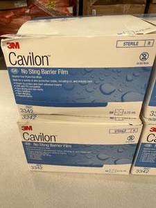 lot 84 image: Lot of 6 NEW 3M 3342 50-Pack 0.75mL Cavilon Sterile Single-Use No Sting Barrier Film Alcohol-Free Protective Wipes
