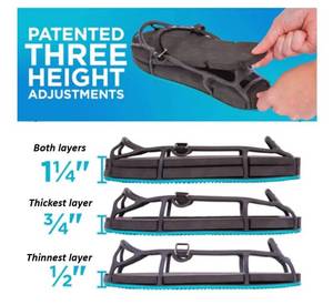 lot 103 image: WOWOW RESELLERS ALERT Lot of 6 Huge Boxes NEW EvenUp Height Level Lifter Shoe Balancers - Hundreds Here With Multiple Sizes  See Youtube for more info Selling On Amazon $30 Each