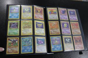 1999 Pokemon Fossil Unlimited Complete Set #1 to #62  Set In New Binder