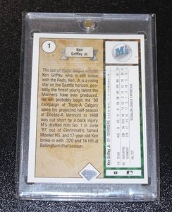 1989 Upper Deck Ken Griffey Jr. #1 Rookie Card