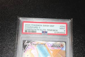 2020 Pokemon Champions Path Promo Charizard V #SWSH050 PSA 9