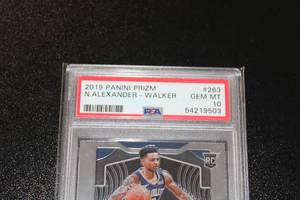 2019-20 Prizm Nickeil Alexander-Walker #263 Rookie Card PSA 10