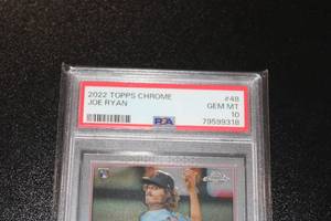 2022 Topps Chrome Joe Ryan #48 Rookie Card PSA 10