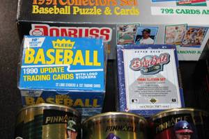 Sealed Baseball Card Misc Lot  6 Items