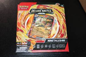 Pokemon Deluxe Ninetales EX Battle Deck Factory Sealed Case  6 Battle Decks
