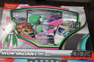 Pokemon Iron Valiant EX & Roaring Moon EX Box Lot  4 Packs Each  8 Packs