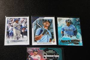 2022 Julio Rodriguez Rookie Card Lot  5 Rookie Cards
