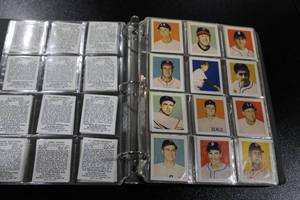 1987 & 1988 CCC (1948 & 1949 Bowman Reprint) Complete Set  In 9 Pocket PagesBinder