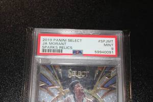 2019-20 Select Sparks Relic Ja Morant #SPJMT Rookie Card PSA 9