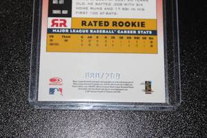 2005 Donruss Rated Rookie Red Press Proof Joe Mauer #48 80200  Only 200 Exist
