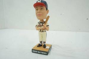 lot 57 image: Braves #41 Eddie Mathews  Bobblehead