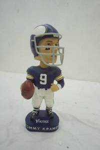 lot 108 image: Viking #9 Tommy Kramer Bobblehead