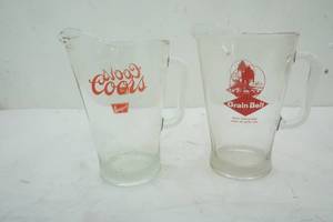 lot 123 image: Two Glass Beer Pictures, Coors & Grain Belt