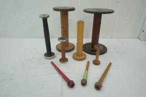 lot 125 image: Vintage spools