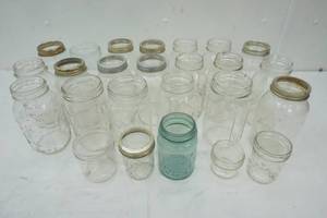 lot 126 image: Variety of Canning jars