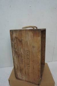 lot 164 image: High Explosive Wood Crate with robe handles