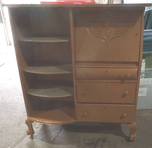 lot 190 image: Antique Secretaries Desk