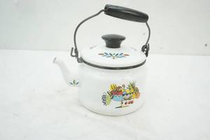 lot 205 image: Enamel Teapot