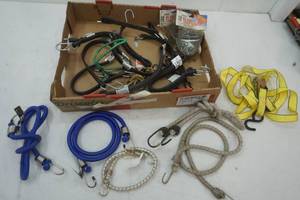 lot 282 image: variety of tie down straps