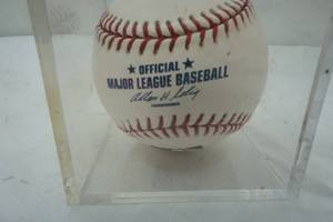 lot 299 image: Jim Mudcat Grant signed baseball