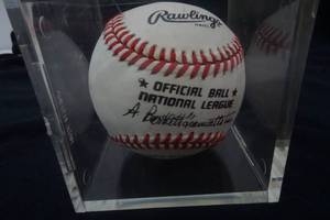 lot 306 image: Stan Musial Hall of Fame autographed baseball