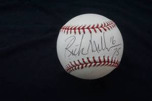 lot 309 image: Official Major League Baseball Signed By Rick Miller