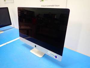 lot 12 image: Apple&nbspiMac14,2 A1419 AIO PC &nbspINTEL CORE I5-4570 3.2 Ghz  16GB DDR3 SDRAM  500GB SSD  Includes IOS and power cable 