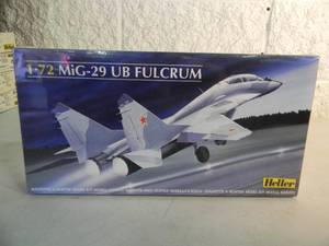 lot 6 image: NEW SEALED IN BOX - HELLER MODEL KIT 172 SCALE MiG-29 UB FULCRUM #80341 - GREAT PIECE - SEE PICTURES