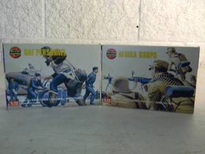 lot 34 image: NEW SEALED IN BOX - AIRFIX MODEL KIT 172 SCALE AFRICA TROOPS #01711 & RAF PERSONNEL #01747 - GREAT PIECES - SEE PICTURES