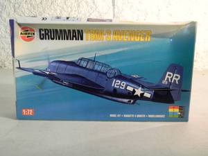 lot 44 image: NEW SEALED IN BOX - AIRFIX MODEL KIT 172 SCALE GRUMMAN TBM-3 AVENGER #03033 - GREAT PIECE - SEE PICTURES