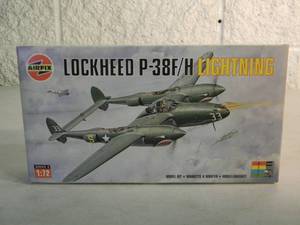 lot 45 image: NEW SEALED IN BOX - AIRFIX MODEL KIT 172 SCALE LOCKHEAD P-38 FH LIGHTNING #02088 - GREAT PIECE - SEE PICTURES