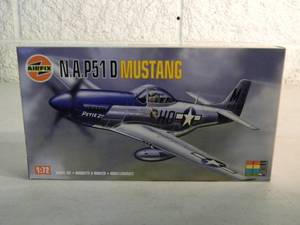 lot 49 image: NEW SEALED IN BOX - AIRFIX MODEL KIT 172 SCALE N.A. P51 D MUSTANG #02089 - GREAT PIECE - SEE PICTURES