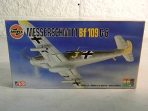 lot 55 image: NEW SEALED IN BOX - AIRFIX MODEL KIT 172 SCALE MESSERSCHMITT Bf 109 G-6 #01072 - GREAT PIECE - SEE PICTURES