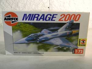 lot 57 image: NEW SEALED IN BOX - AIRFIX MODEL KIT 172 SCALE MIRAGE 2000 #03061 - GREAT PIECE - SEE PICTURES