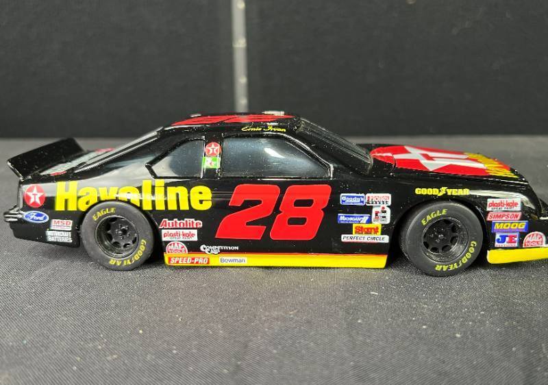 lot 1090 image: Texaco Havoline Die Cast 1994 Irvan #28 Racing Bank NOS