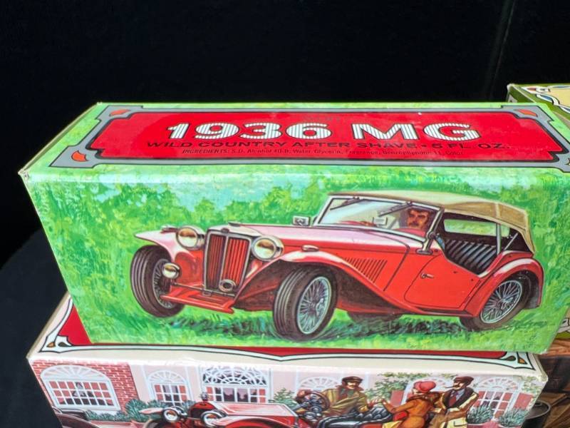 lot 1104 image: Vintage Avon After Shave Bottles Boxed Collection