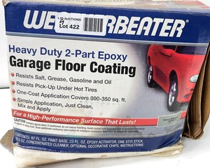 lot 422 image: Epoxy Garage Floor Coating Kit